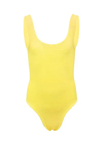 Mc2 Saint Barth Lora Crinkle Classic One Piece Yellow