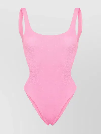 Mc2 Saint Barth Lora High-cut Leg Scoop Neck Swimsuit