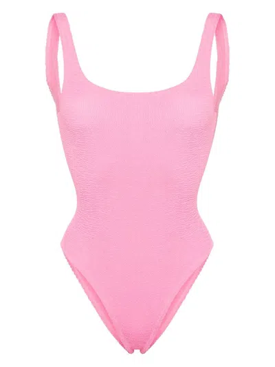Mc2 Saint Barth Lora One-piece Swimsuit In Pink