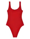 Mc2 Saint Barth 'lora' One-piece Swimsuit In Red