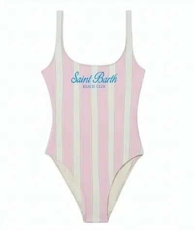 Mc2 Saint Barth Lora Sb Beach One Piece Swimsuit In Multi