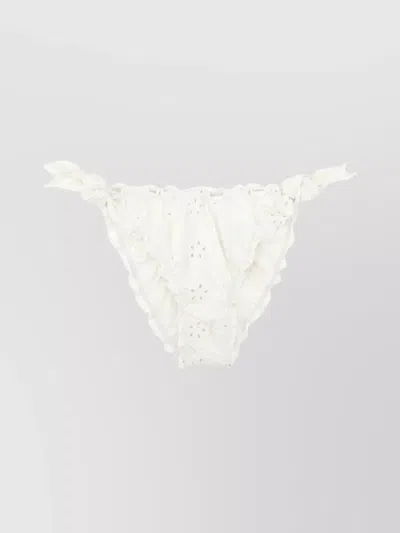 Mc2 Saint Barth "luna" Eyelet Detailing Tie-side Bikini Bottom