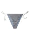 Mc2 Saint Barth Lurex Bikini Briefs In Blue