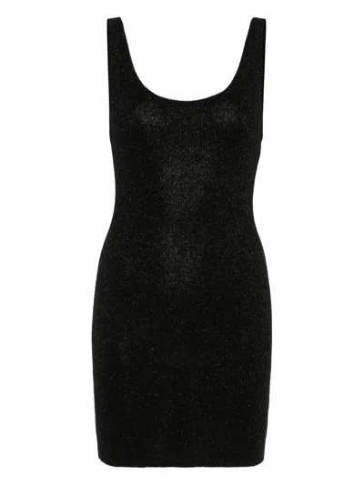 Mc2 Saint Barth Lurex-knit Mini Dress
