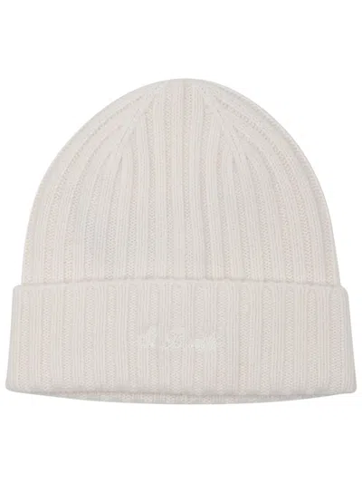 Mc2 Saint Barth Luxury Cashmere Hat For Men In White