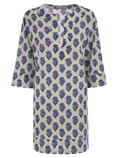 MC2 SAINT BARTH MACHA - COTTON TUNIC DRESS