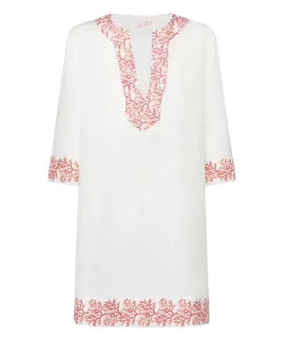 Mc2 Saint Barth Macha Beach Cover-up In White