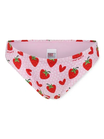 Mc2 Saint Barth Kids' Madame Bikini Bottoms In Pink