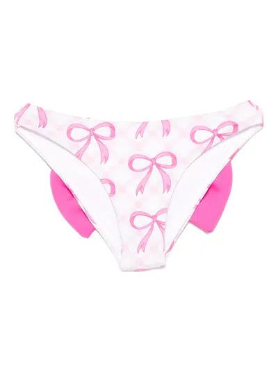 Mc2 Saint Barth Kids' Madame Bikini Bottoms In Pink