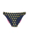 Mc2 Saint Barth Madame Bow-detail Bikini Briefs In Blue