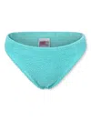 Mc2 Saint Barth Madame Crinkle Bikini Bottoms In Green