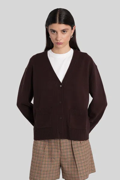 Mc2 Saint Barth Madie  Cardigan In Brown