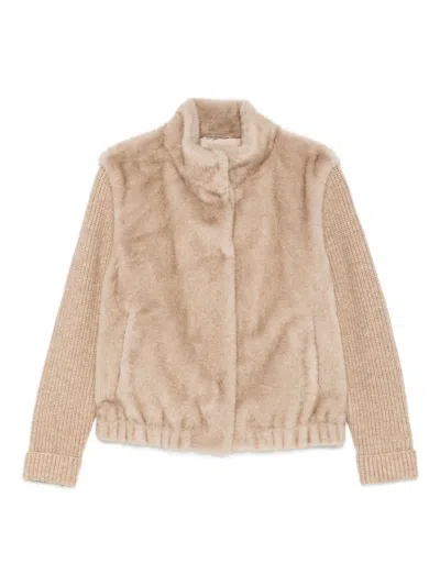 Mc2 Saint Barth Mael Jacket In Brown