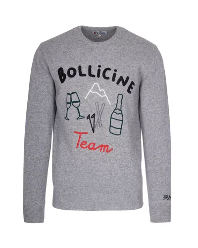 Mc2 Saint Barth Maglia Heron Bollicine Team Grigia In Gray
