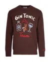Mc2 Saint Barth Maglia Heron Gin Tonic Team Marrone In Brown