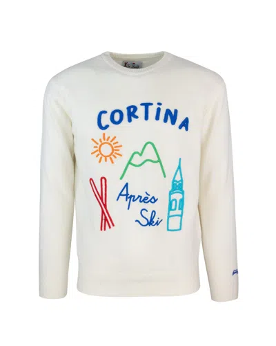 Mc2 Saint Barth Sweater In White