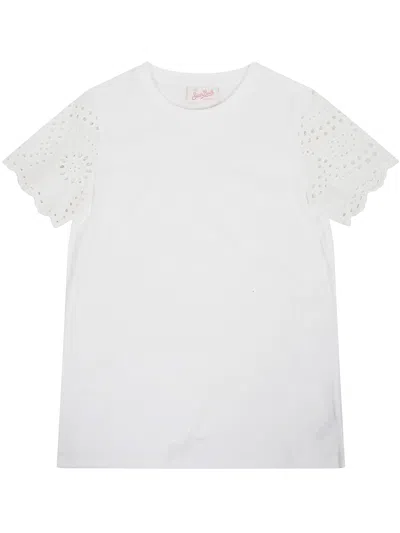 Mc2 Saint Barth Kids' "maisa Jr" T-shirt In White