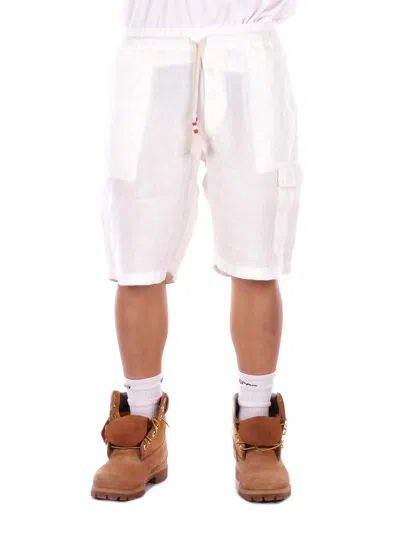 Mc2 Saint Barth Man Bermuda Mre0002 01457l 01 Marseille Linen White