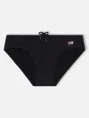 Mc2 Saint Barth Man Black Swim Briefs Cayo In Black
