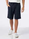 Mc2 Saint Barth Man Blue Bermuda With Side Pockets In Blue