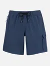Mc2 Saint Barth Man Blue Comfort Swim Shorts In Blue