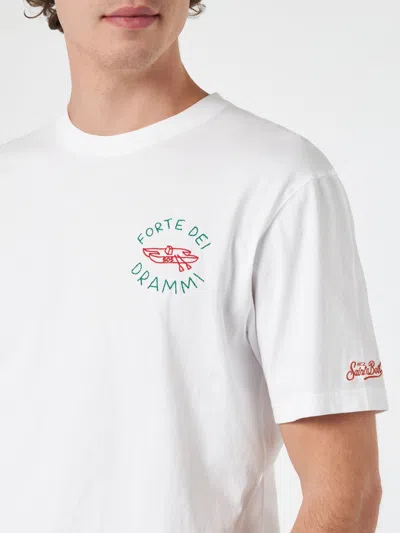 Mc2 Saint Barth X Insulti Luminosi Cotton T-shirt In White