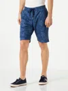Mc2 Saint Barth Man Cotton Bermuda In Blue