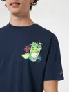 Mc2 Saint Barth Tshirt Man In Blue