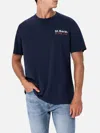 MC2 SAINT BARTH MAN COTTON T-SHIRT WITH LANCIA DELTA HF FRONT AND BACK PLACED PRINT LANCIA SPECIAL EDITION
