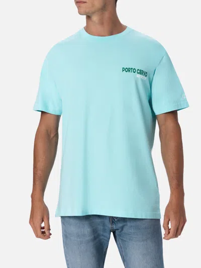 Mc2 Saint Barth Illustration-print Organic Cotton T-shirt In Green