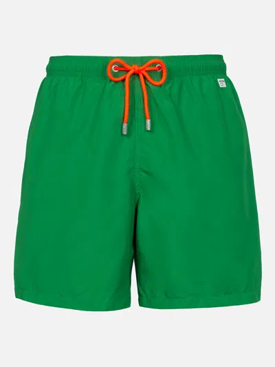 Mc2 Saint Barth Man Lightweight Fabric Grass Green Swim-shorts Lighting Pantone Pantone Special Edition