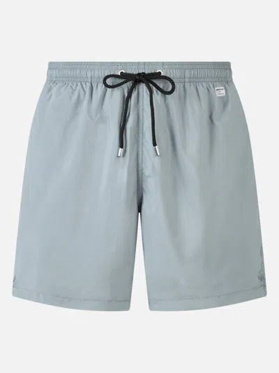 Mc2 Saint Barth Man Lightweight Fabric Grey Swim-shorts Lighting Pantone Pantone Special Edition