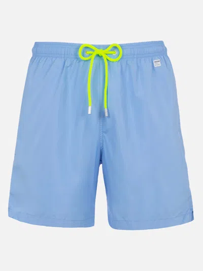 Mc2 Saint Barth Man Lightweight Fabric Sky Blue Swim-shorts Lighting Pantone Pantone Special Edition