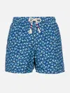 Mc2 Saint Barth Granky Crab-print Swim Shorts In Blue