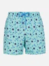 Mc2 Saint Barth Graphic-print Swim Shorts In Green