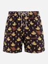 Mc2 Saint Barth X Crypto Puppets Lightning Swim Shorts In Black