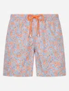 Mc2 Saint Barth Flower Swimshort In Sky