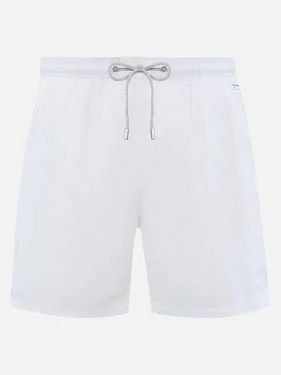 Mc2 Saint Barth Man Lightweight Fabric White Swim-shorts Lighting Pantone Pantone Special Edition