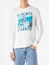 Mc2 Saint Barth Man Long Sleeves T-shirt With Print