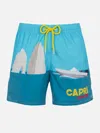 Mc2 Saint Barth Capri Swim Shorts In Green