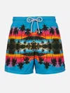 Mc2 Saint Barth Gustavia Red Eye Special Edition Swimsuit In Green