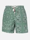 Mc2 Saint Barth Green Bandana Costume In Green