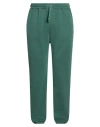 Mc2 Saint Barth Man Pants Dark Green Size L Cotton