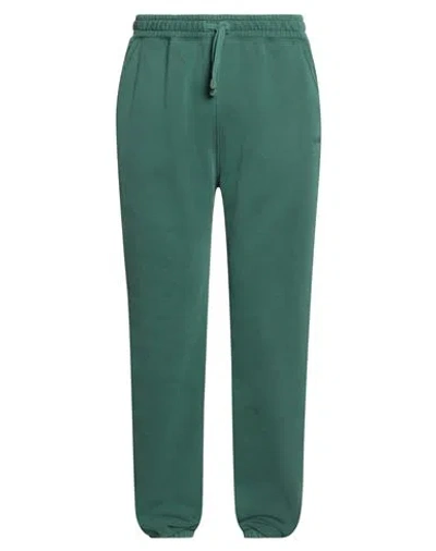 Mc2 Saint Barth Man Pants Dark Green Size L Cotton