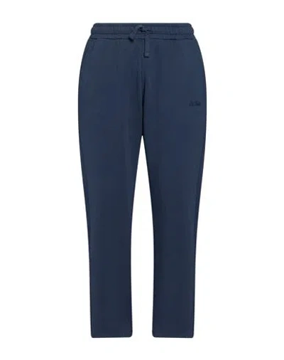 Mc2 Saint Barth Man Pants Slate Blue Size Xl Cotton