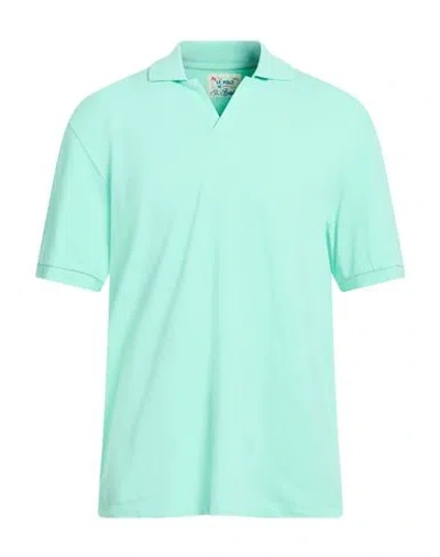 Mc2 Saint Barth Man Polo Shirt Light Green Size Xl Cotton, Elastane