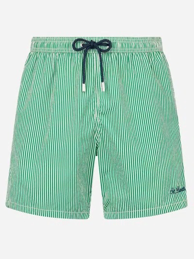 Mc2 Saint Barth Costume Patmos Riga Verde In Green