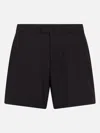 Mc2 Saint Barth Man Short-length Black Swim Shorts Master In Black