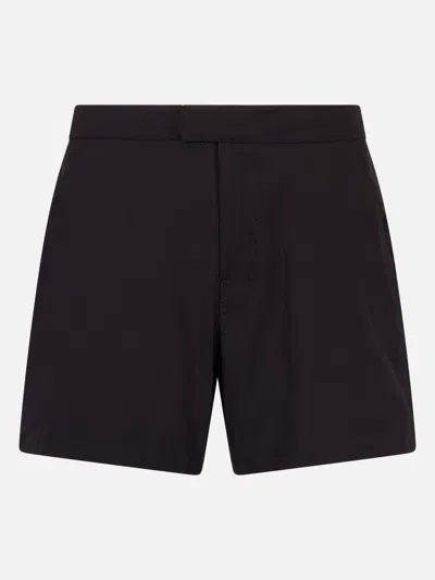 Mc2 Saint Barth Man Short-length Black Swim Shorts Master