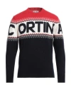 Mc2 Saint Barth Man Sweater Midnight Blue Size S Wool, Viscose, Cashmere, Polyamide In Blue
